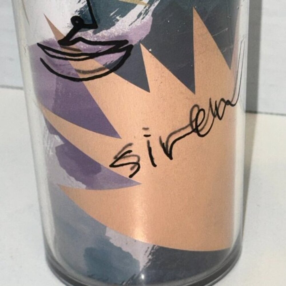 Starbucks 2012 Siren Water or Coffee Insulated Tumbler Plastic Travel Mug 16 oz